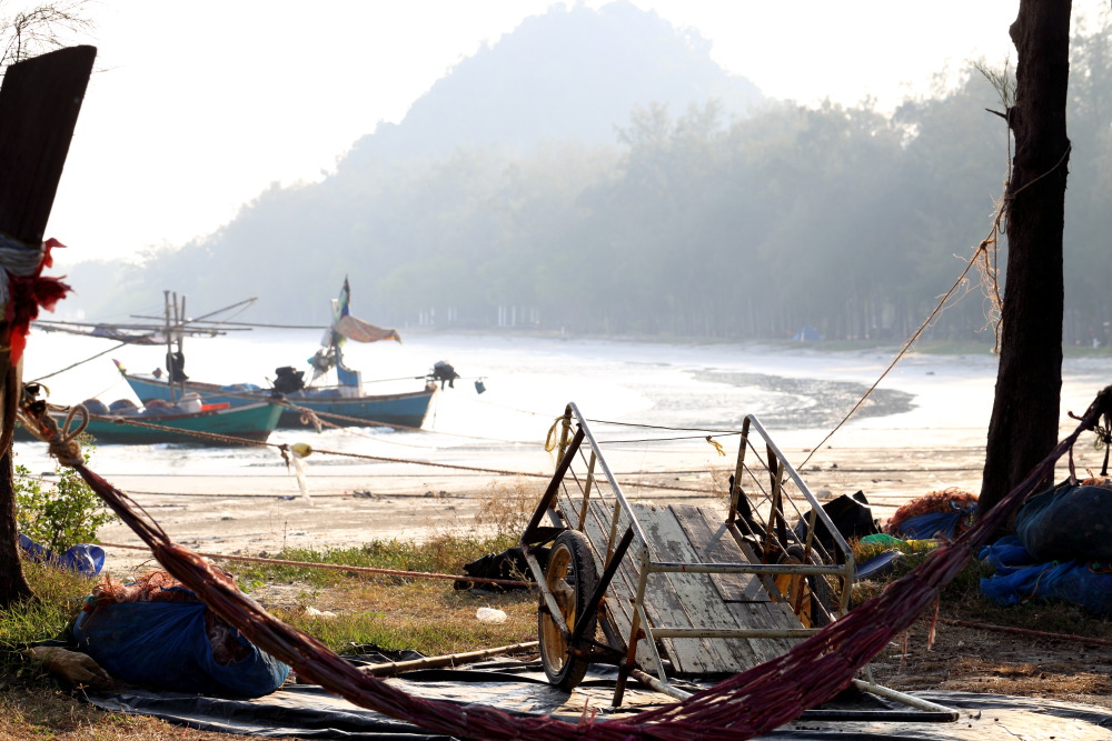Lokation: Thailand | Prachuap Khirikhan | Kui Buri | Ban Khao Daeng Kategorien: Strand, Datum: 10.02.2016