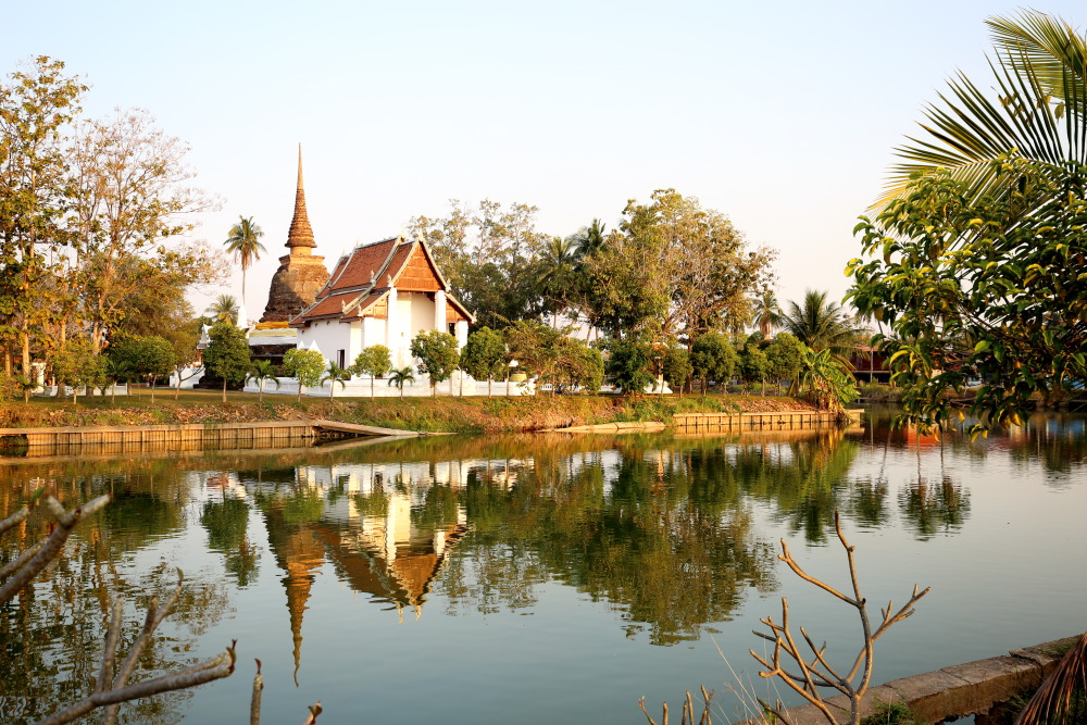 Lokation: Thailand | Sukhothai | Ban Dan Lan Hoi | Ban Mueang Kao Kategorien: Tempel, Datum: 13.02.2016