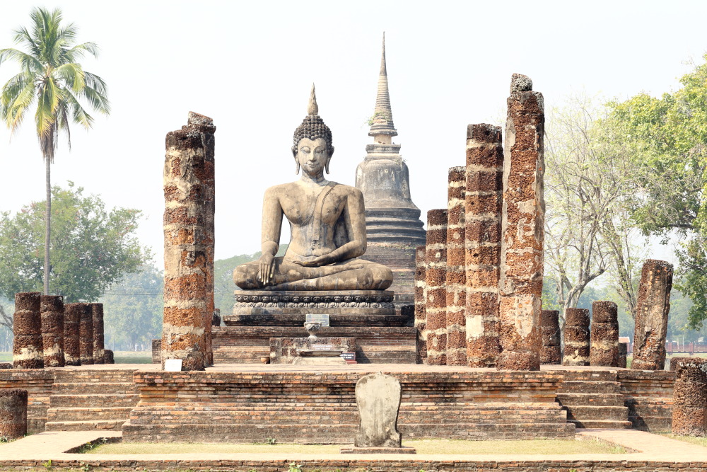Lokation: Thailand | Sukhothai | Ban Dan Lan Hoi | Ban Mueang Kao Kategorien: Buddha, Datum: 14.02.2016