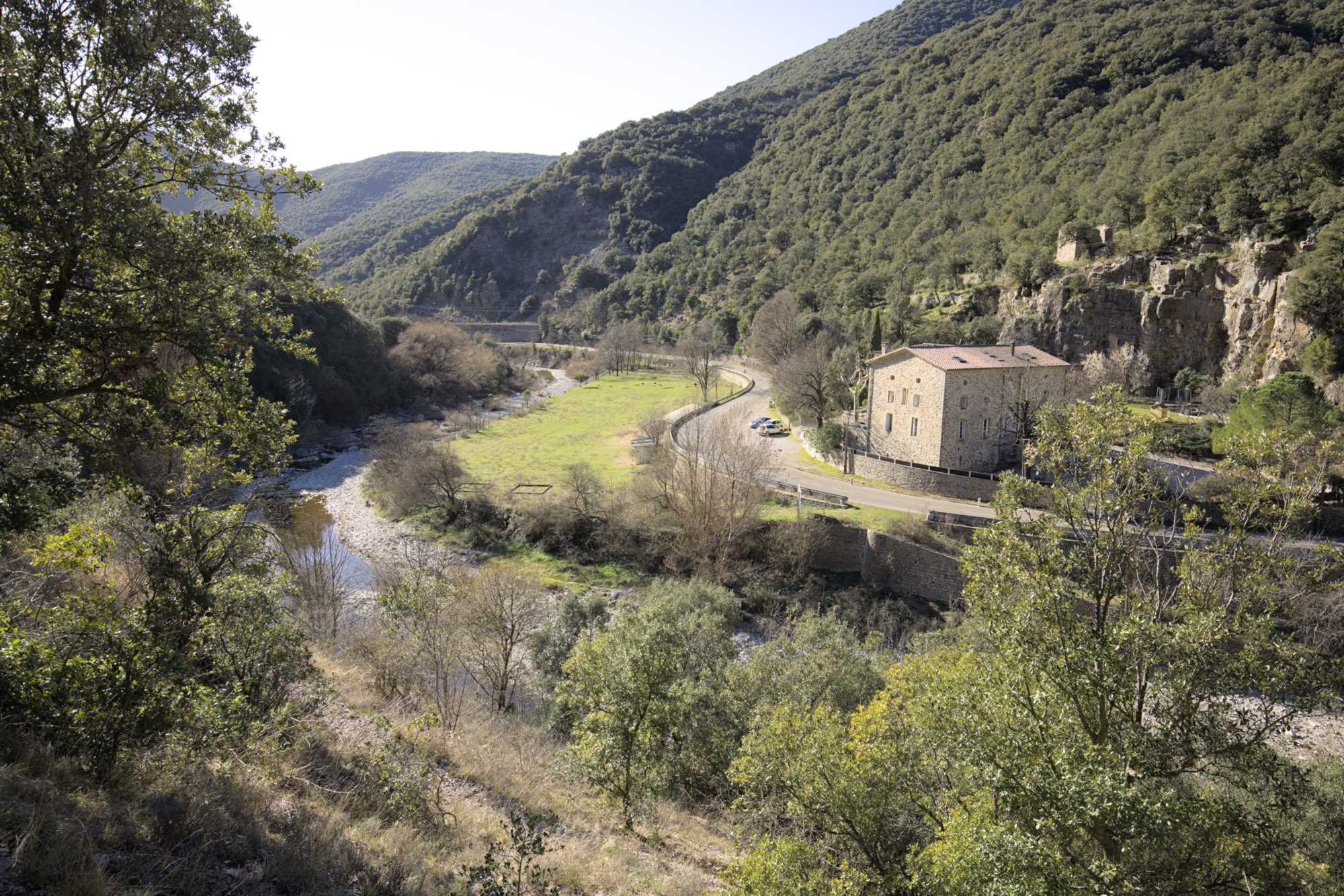 Lokation: Frankreich | Gard | Le Vigan | Sumène Kategorien: Landschaft, Datum: 26.02.2022