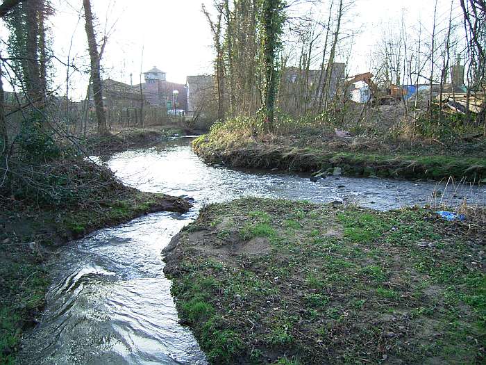 Lokation: NSG Kradepohlsmühlenweg Kategorien: Bach, Datum: 05.02.2005