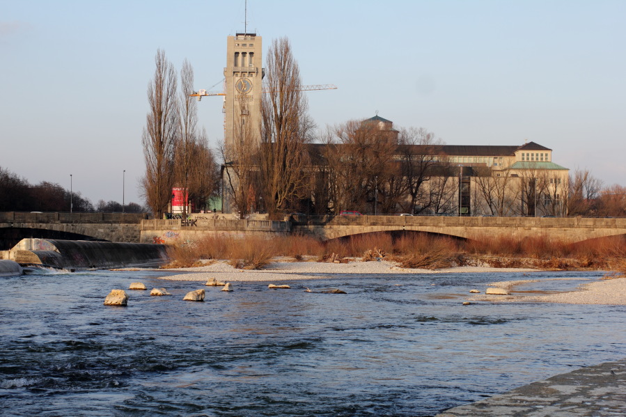 Lokation: Deutschland | Bayern | München | Isarvorstadt Kategorien: Fluss, Datum: 21.03.2013