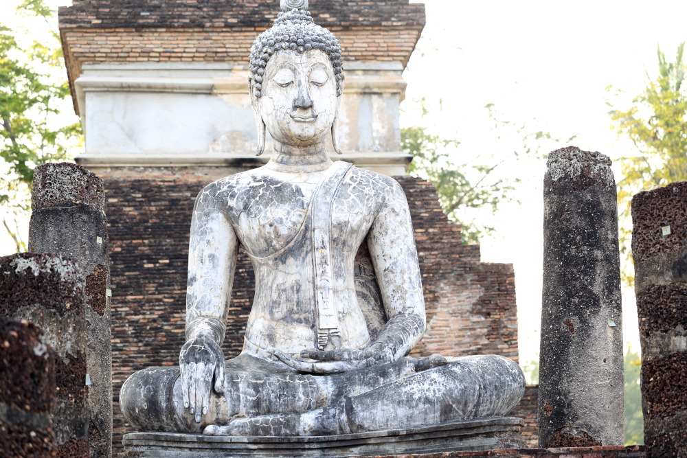 Lokation: Thailand | Sukhothai | Ban Dan Lan Hoi | Ban Mueang Kao Kategorien: Buddha, Datum: 14.02.2016
