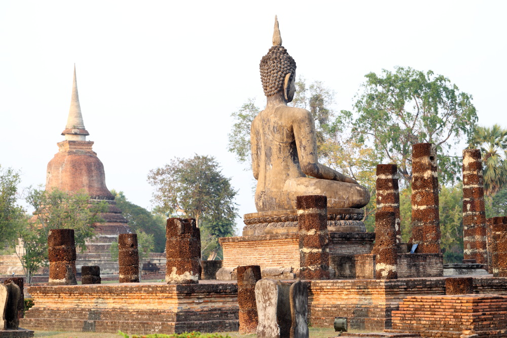 Lokation: Thailand | Sukhothai | Ban Dan Lan Hoi | Ban Mueang Kao Kategorien: Buddha, Datum: 14.02.2016
