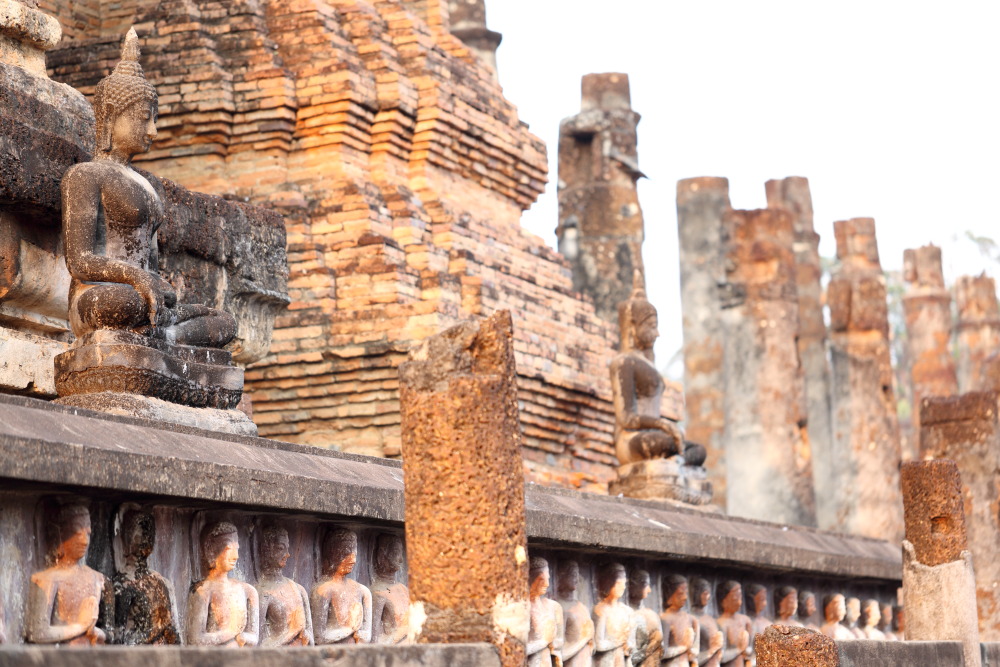 Lokation: Thailand | Sukhothai | Ban Dan Lan Hoi | Ban Mueang Kao Kategorien: Tempel, Datum: 14.02.2016