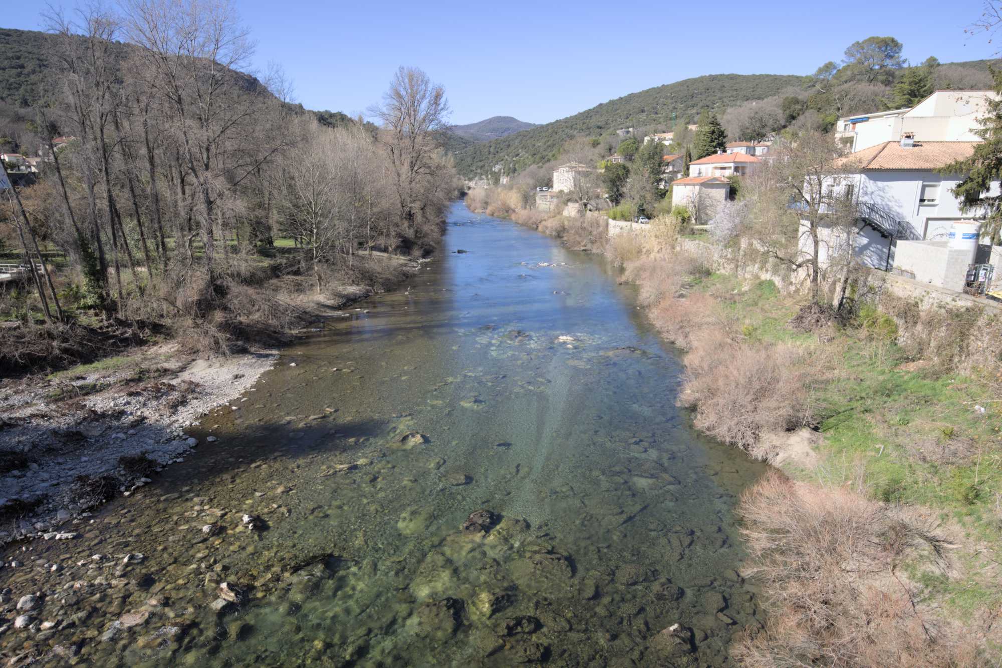 Lokation: Frankreich | Hérault | Lodève | Ganges Kategorien: Fluss, Datum: 23.02.2022